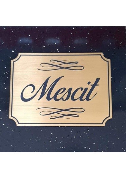 Klasik Gold Serisi Satine Mescit Kapı Yönlendirmesi