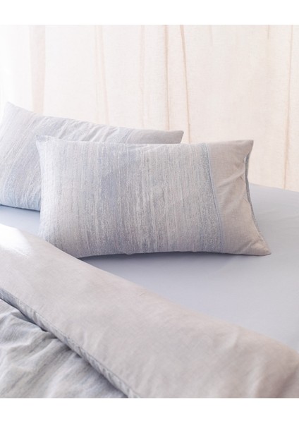 Sarthe %100 Pamuk Tek Kişilik Madame Coco Crep Baskılı Nevresim Takımı