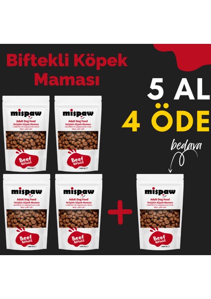 Yetişkin Biftekli Kuru Köpek Maması 6500 gr