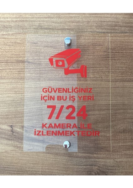 Güvenlik Kamerası Uyarı Tabelası