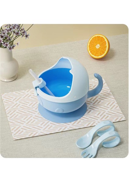 Çocuk Düşme Önleyici Kase, Haşlanma Önleyici Kase, Bebeğe Özel Gıda Takviyesi Kasesi, Çıkarılabilir Kase, Vantuz, Sofra Takımı, Kase ve Kaşık (Yurt Dışından)