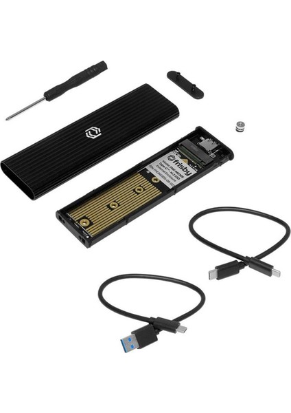 FHC-M2305 TYPE-C USB 3.1 - M.2 PCIE NVME SSD ALÜMİNYUM DİSK KUTUSU
