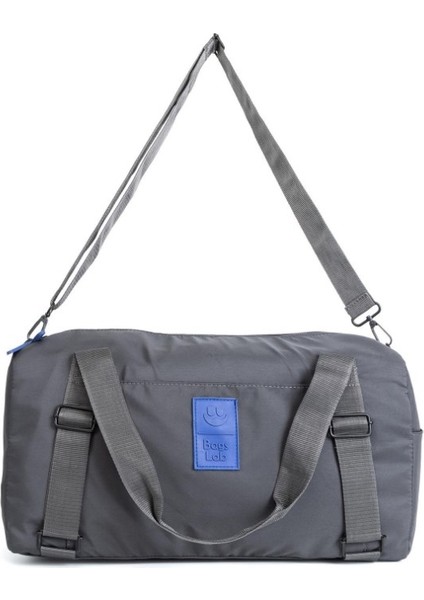 Gri Su Geçirmez Kumaş Seyahat Çantası modelleri