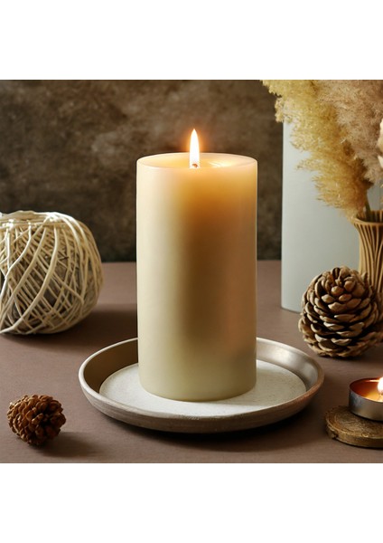 Silindir Mum 10 x 20 cm Boy Dev Büyük Mum indirimleri