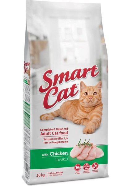 Tavuklu Yetişkin Kedi Maması 10 kg