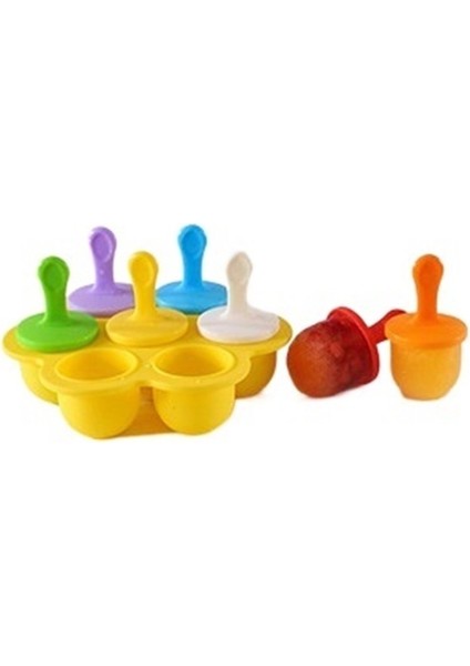 Kalın Silikon Dondurma Kalıbı Ev Yapımı Popsicle Kutusu Dıy Dondurma Kalıp Yaratıcı Popsicle Kalıp (Yurt Dışından)
