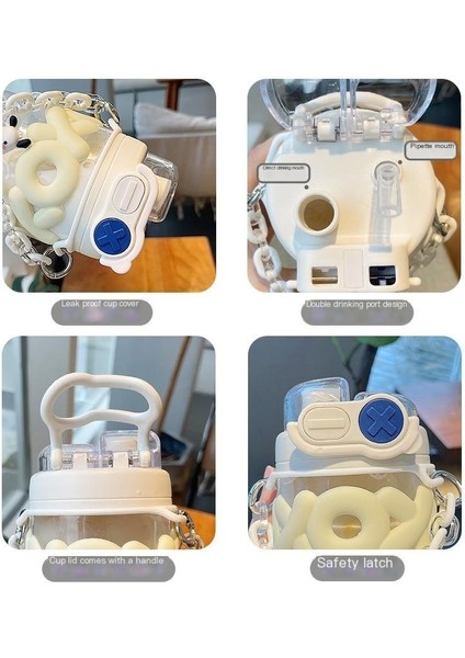 Su Bardağı Kadın Yaz Yüksek Değerli Küçük Çocuk Hasır Bardak Ins Rüzgar Öğrenci Sevimli Taşınabilir Plastik Bardak (Yurt Dışından) fiyatları