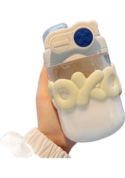 Su Bardağı Kadın Yaz Yüksek Değerli Küçük Çocuk Hasır Bardak Ins Rüzgar Öğrenci Sevimli Taşınabilir Plastik Bardak (Yurt Dışından)