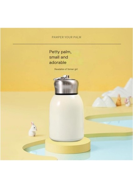 304 Paslanmaz Çelik Küçük Tombul Termos Halkalı Bardak Taşınabilir Cep Bardak Çift Katmanlı Vakum Öğrenci Su Bardağı (Yurt Dışından) fiyatları