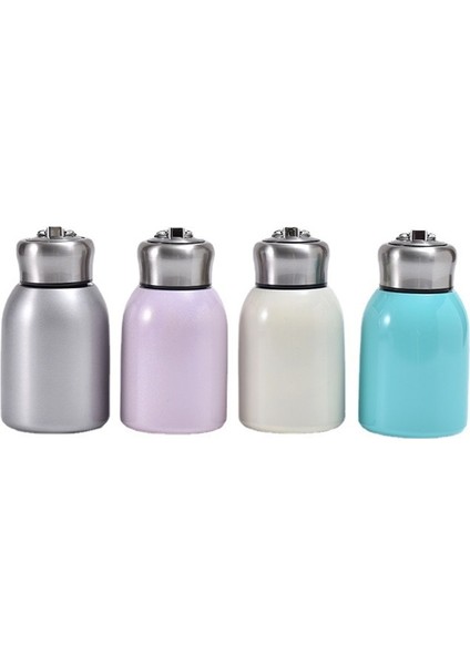 304 Paslanmaz Çelik Küçük Tombul Termos Halkalı Bardak Taşınabilir Cep Bardak Çift Katmanlı Vakum Öğrenci Su Bardağı (Yurt Dışından) fırsatları