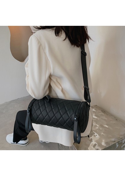 Rhombus Silindir Çanta Messenger Giymesi Kolay Oxford Kovalı Omuz Çantası (Yurt Dışından) modelleri