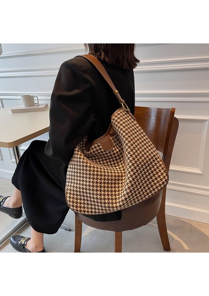 Sense Bag Kadın Büyük Kapasiteli Kolej Öğrencisi Sınıf Çantası Işe Gidip Gelirken Omuz Çantası (Yurt Dışından) modelleri