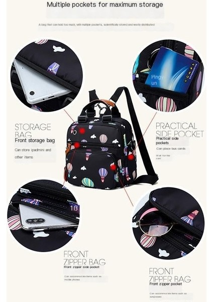 Anne Çantası Çok Fonksiyonlu N Büyük Kapasiteli Messenger Sırt Çantası Dışarı Çıkan Çanta Hafif Anne ve Bebek Çantası (Yurt Dışından) fırsatları