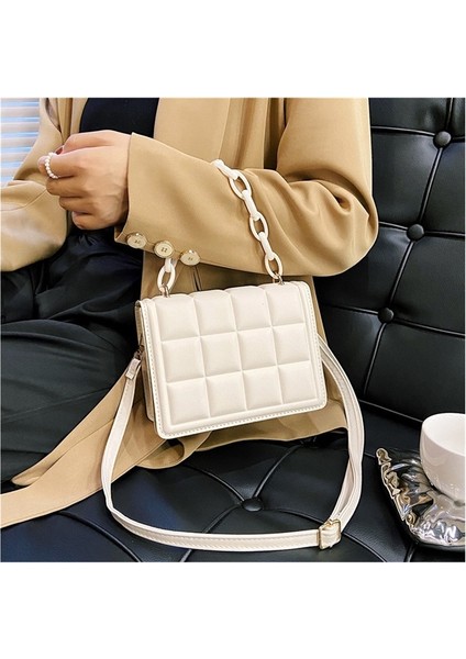 Zincir Eşkenar Dörtgen Tek Omuz Çapraz Askılı Portatif Küçük Kare Çanta (Yurt Dışından) fiyatları