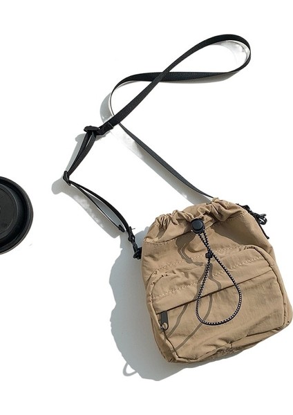 Ipli Naylon Messenger Çanta Omuz Çantası Küçük Kare Çanta (Yurt Dışından)