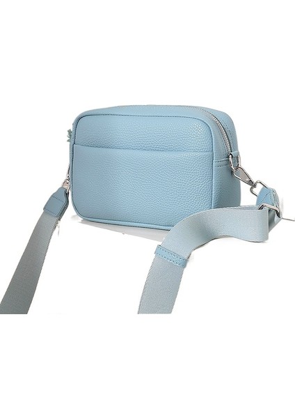 Düz Renk Pu Messenger Çanta Küçük Çanta Omuz Çantası Küçük Kare Çanta (Yurt Dışından)