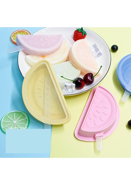 Ev Yapımı Diy Ev Popsicle Kalıp Meyve Serisi Kapaklı Karpuz Buz Kalıbı Silikon Dondurma Kalıbı (Yurt Dışından) modelleri