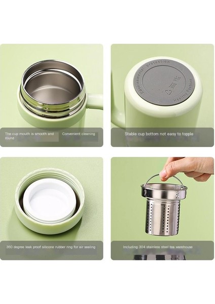 High-End Iş Çay Su Ayırma Termos Paslanmaz Çelik Yüksek Değerli Çay Bardağı Büyük Kapasiteli 304 Paslanmaz Çelik Çay Bardağı (Yurt Dışından) fırsatları
