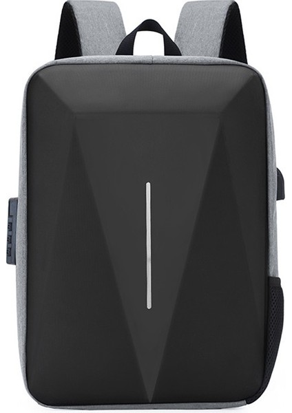 Pc Sert Kabuk Çanta Rahat Hafif Iş Sırt Çantası Erkek Trendy Serin Sırt Çantası 15.6 Inç Hırsızlığa Karşı Bilgisayar Çantası (Yurt Dışından)