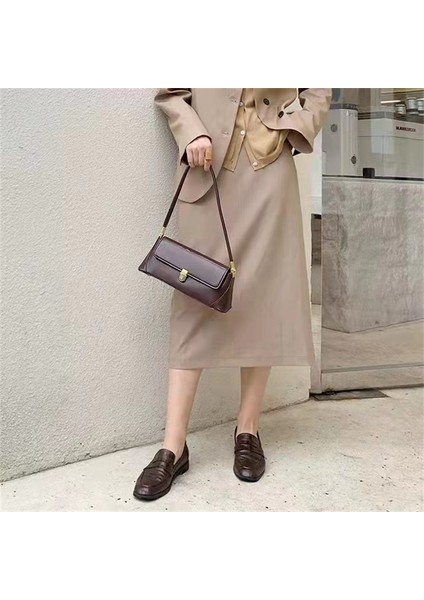 Niş Tasarım Gelişmiş Retro Koltuk Altı Çantası Baget Çanta Kadın Tüm Maç Omuz Çantası (Yurt Dışından) modelleri