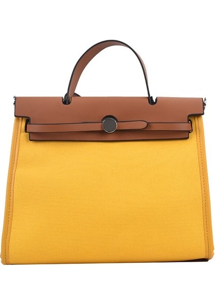 Küçük Kare Çanta Tuval Kadın Çantası Retro Evrak Çantası Çanta Omuz Messenger Çanta (Yurt Dışından)