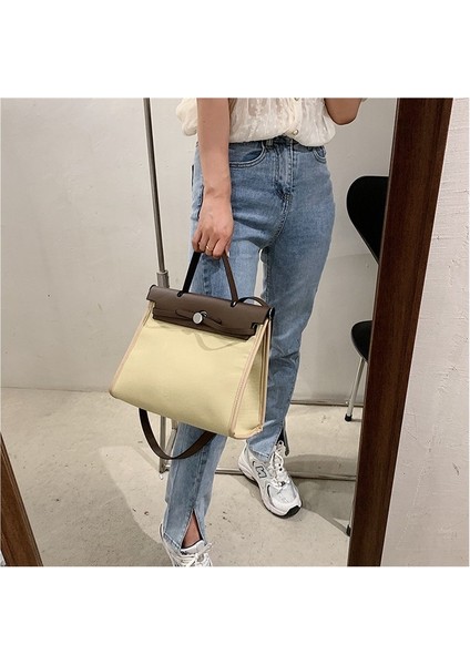 Küçük Kare Çanta Tuval Kadın Çantası Retro Evrak Çantası Çanta Omuz Messenger Çanta (Yurt Dışından) fiyatları