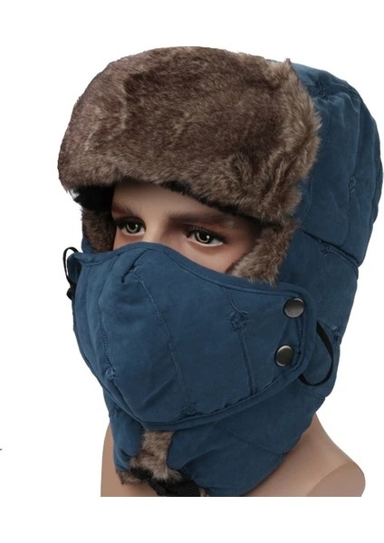 Dış Mekan Yüz Koruması Boyun Maskesi Kar Şapkası (Yurt Dışından)