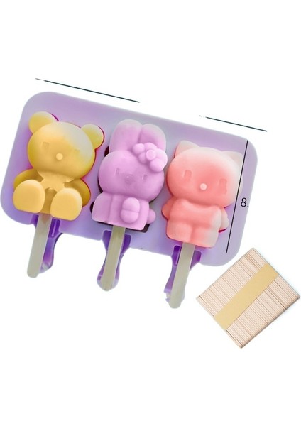 Silikon Dondurma Kalıbı Diy Ev Yapımı Dondurma Kalıbı Yapma Buz Kutusu Buz Tepsisi Popsicle Popsicle Kalıp Dondurma Çubuğu Özelleştirme Göndermek Için (Yurt Dışından)