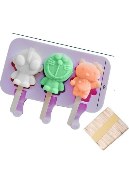 Silikon Dondurma Kalıbı Diy Ev Yapımı Dondurma Kalıbı Yapma Buz Kutusu Buz Tepsisi Popsicle Popsicle Kalıp Dondurma Çubuğu Özelleştirme Göndermek Için (Yurt Dışından)