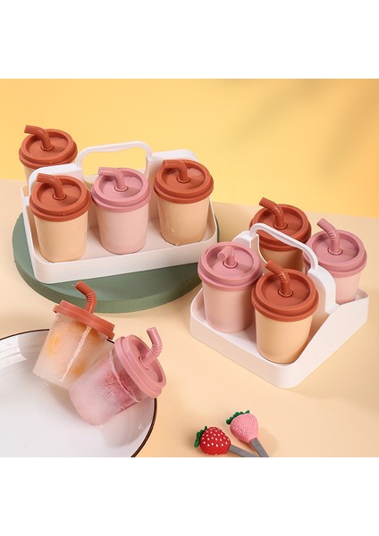 Buz Tepsi Kutusu Buzdolabı Ev Buz Küpü Popsicle Dondurma Kalıbı (Yurt Dışından)