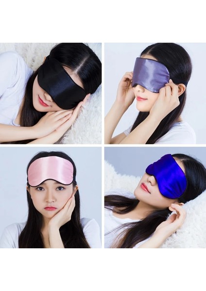 Pembecin Uyku Göz Bandı Maskesi Gözlük Maske Bant Eye Mask Çiçekli (1Adet) fırsatları