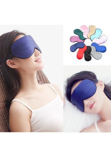 Pembecin Uyku Göz Bandı Maskesi Gözlük Maske Bant Eye Mask Çiçekli (1Adet) indirimleri
