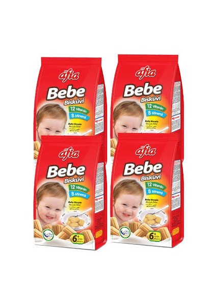 Bebe Bisküvisi 150GR*4AD