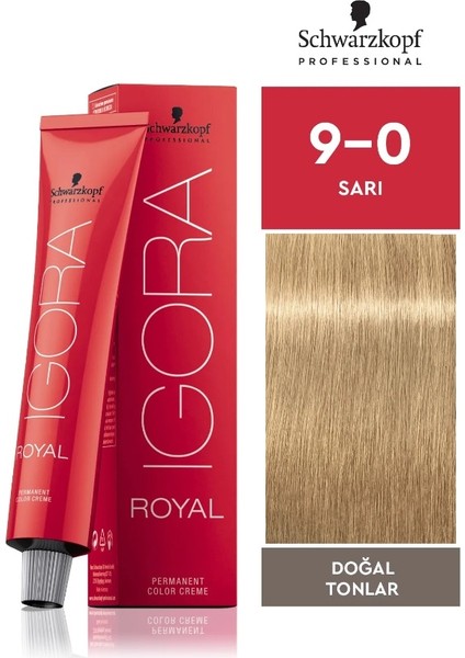 Igora Royal Saç Boyası 9-0 sarı 60 ml