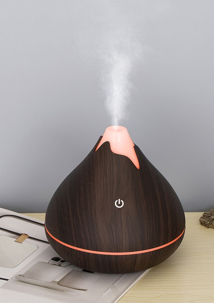 Masaüstü USB Nemlendirici Hava Aromaterapi Ahşap Tahıl Nemlendirici (Yurt Dışından)