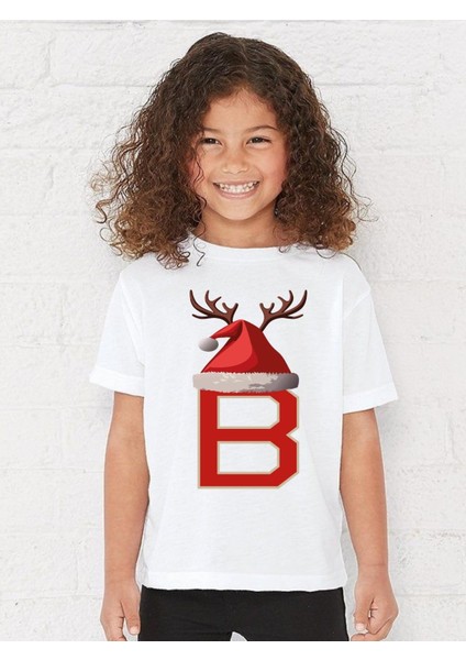 Baş Harf Yazılı Noel Şapkalı Yıl Başı T-Shirt fiyatları
