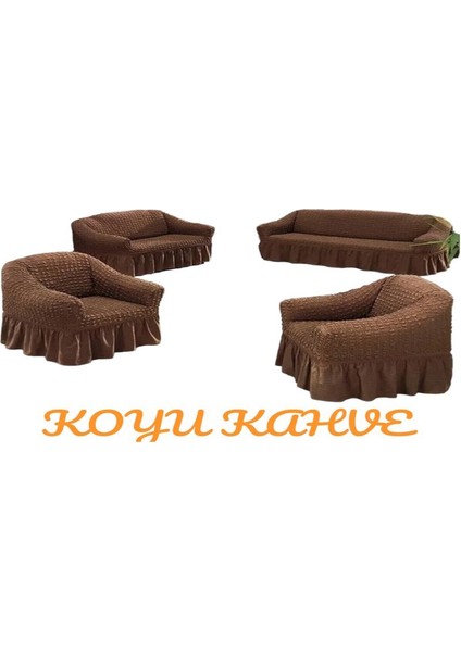 Bürümcük Koltuk 3211 Kanepe Çekyat Örtüsü Koltuk Kılıfı BIR3LÜ-BIR 2li- Iki Tekli