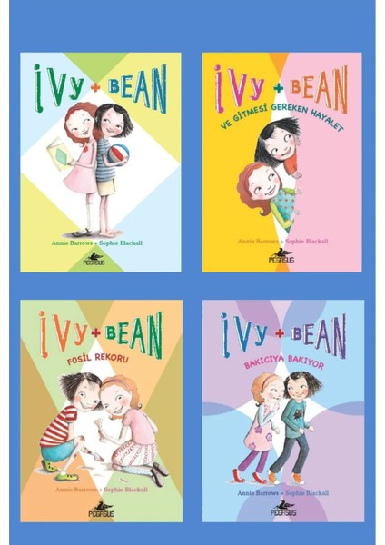 Ivy & Bean Serisi Takım Set (4 Kitap – Renkli Resimli) - Annie Barrows