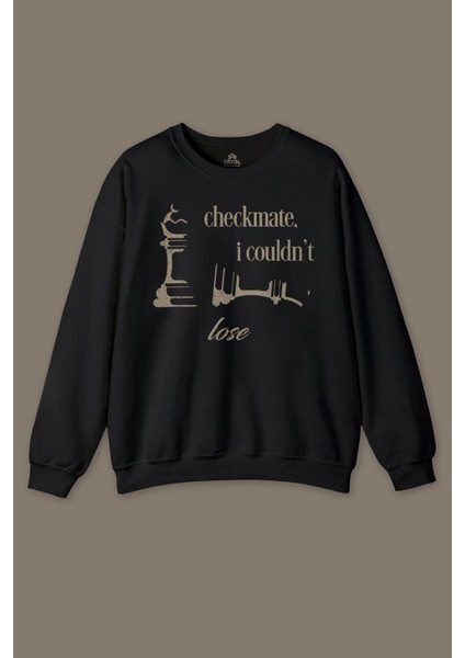 Mastermind Taylor Swift Midnights Şarkı 1989 Baskılı Siyah Baskılı Sweatshirt