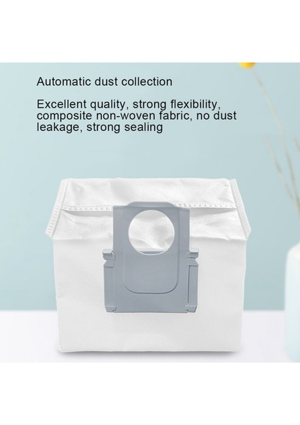 srfn ticaret Roborock Q5+ Uyumlu Toz Torbası - 5 Adet