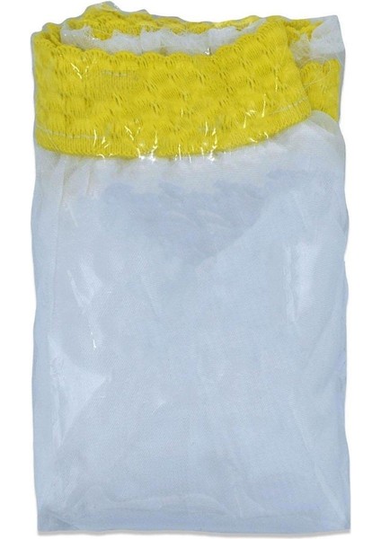 Quik Sarı Kafes Tülü Large Altı Kapalı Kuş Kafesi Tülü 30 x 30 x 70 cm