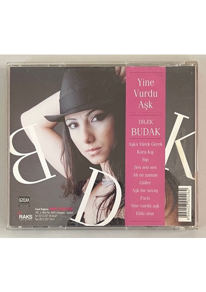 Dilek Budak Yine Vurdu Aşk CD (Orjinal Dönem Baskı Cd)