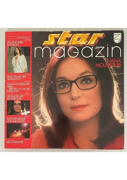 Nana Mouskouri Star Magazin Lp Plak