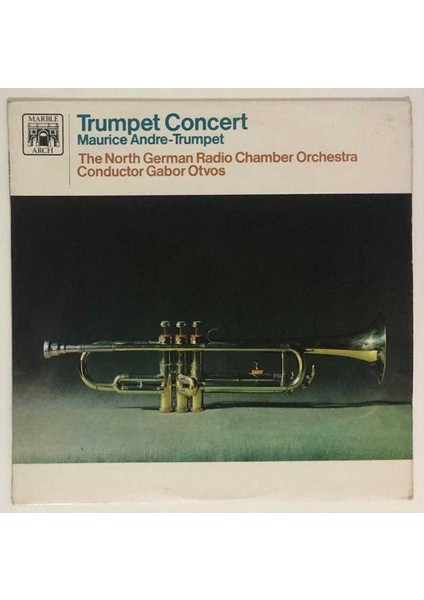 Maurice Andre Trumpet Concert Lp Plak (Orjinal 1968 Ingiltere Baskı)