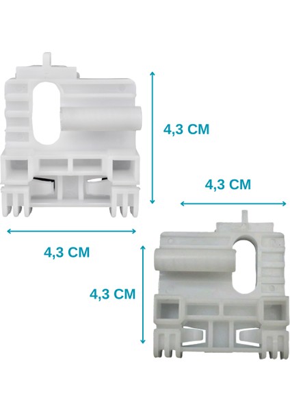 Jeep Liberty,cherokee Için Arka Kapı Cam Tamir Plastiği-Set