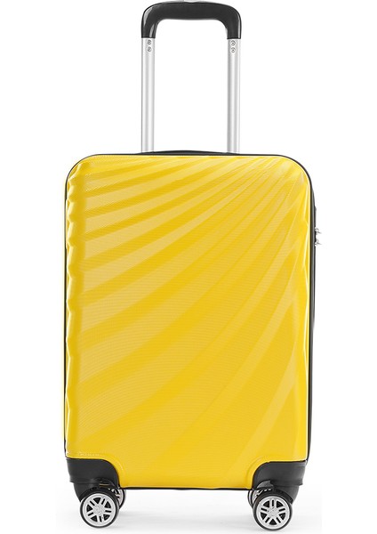 WX-300 Baskılı Sarı Kabin Boy Valiz fiyatları