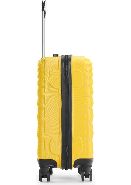 WX-300 Baskılı Sarı Kabin Boy Valiz modelleri