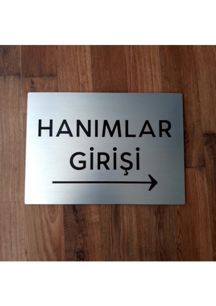 Rezopal Kazıma Wc Yönlendirme Tabelası - Hanımlar Girişi