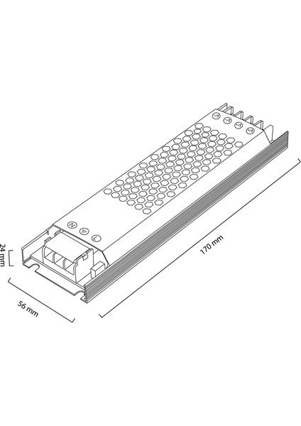 24V 2.5A Slim LED Trafosu NT60-24