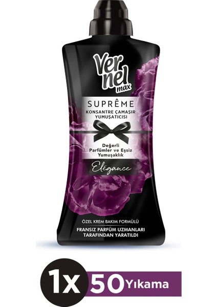 Max Konsantre Çamaşır Yumuşatıcısı 1200ml (50 Yıkama) Supreme Elegance